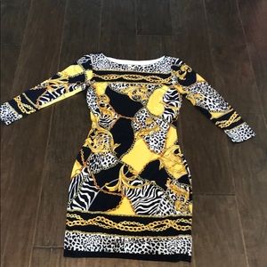 Very fun animal print dress!